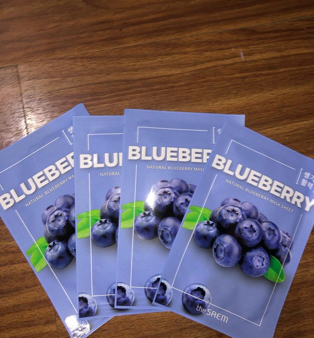 The Saem Blueberry Natural Sheet Mask