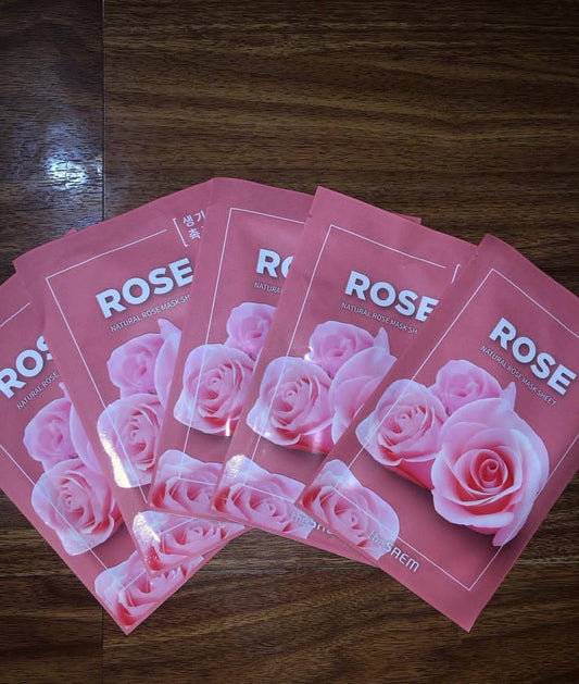 The Saem Rose Brightening Sheet Mask