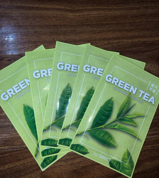 The Saem Green Tea Calming Sheet Mask