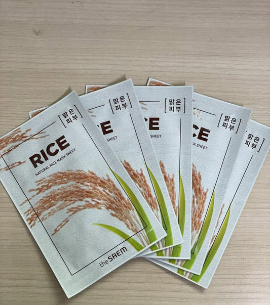 The Saem Rice Brightening Sheet Mask