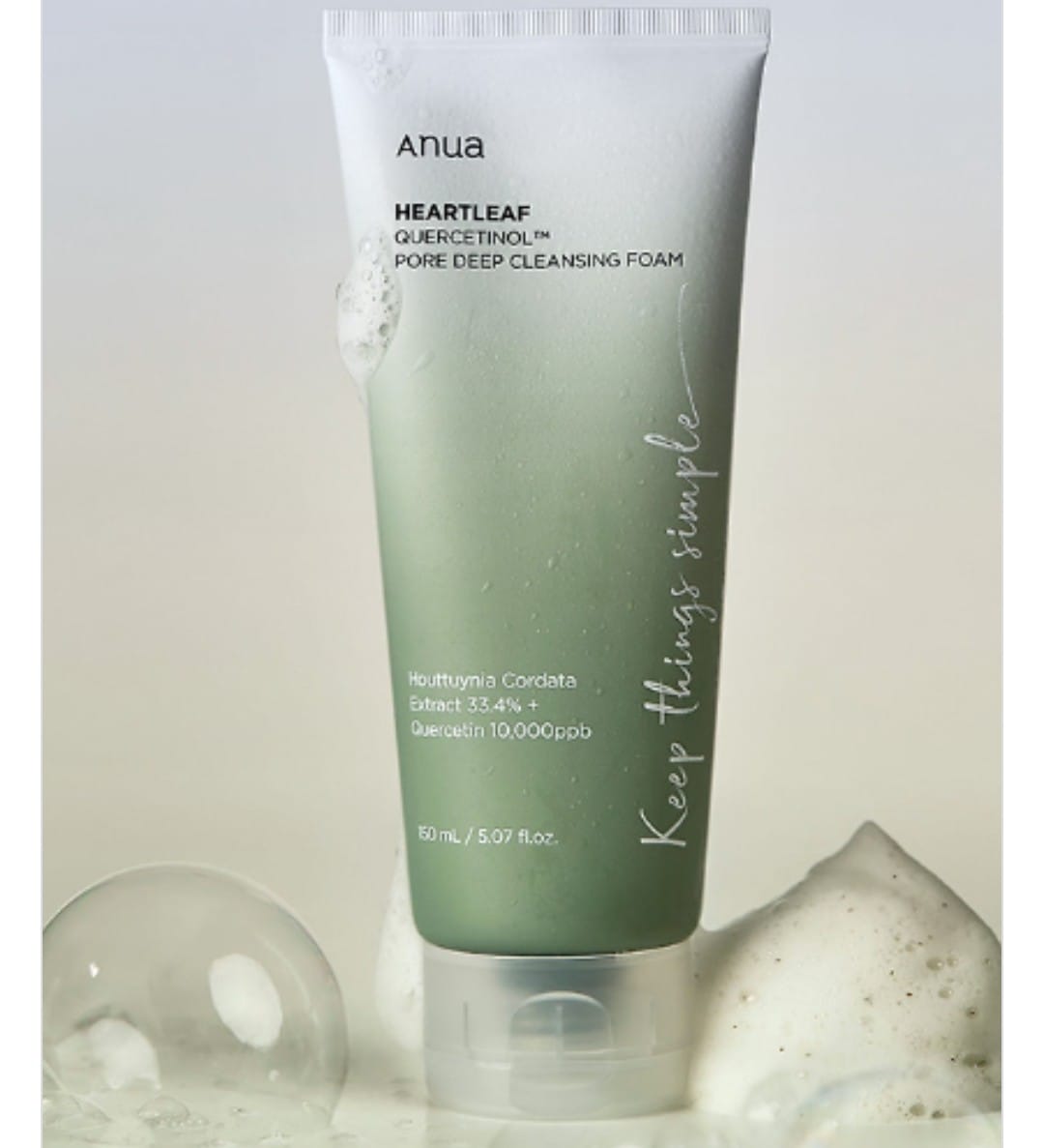 Anua Heartleaf Quercetinol Pore Deep Cleansing Foam/150ml