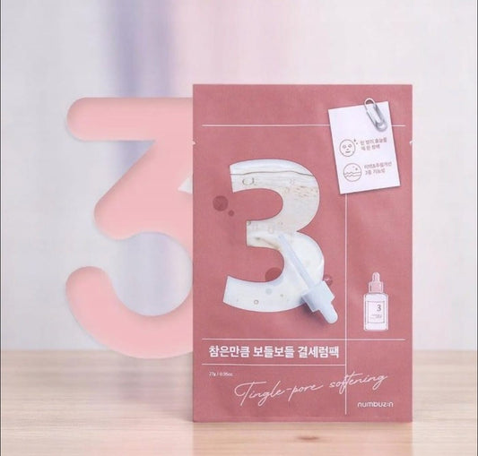 Numbizin - No.3 Tingle -Pore Softening Sheet Mask