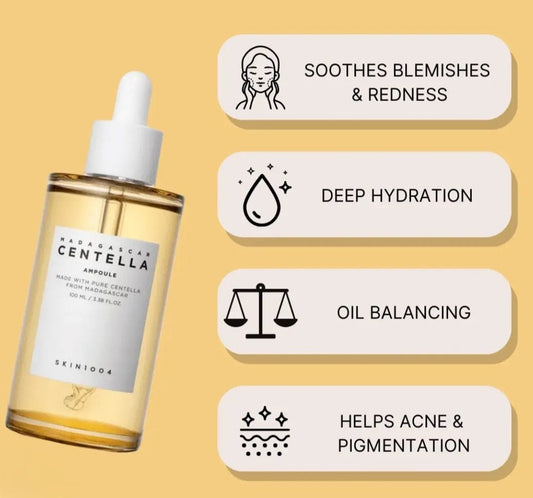 SKIN1004 Madagascar Centella Asiatica Ampoule Facial Serum/55ml