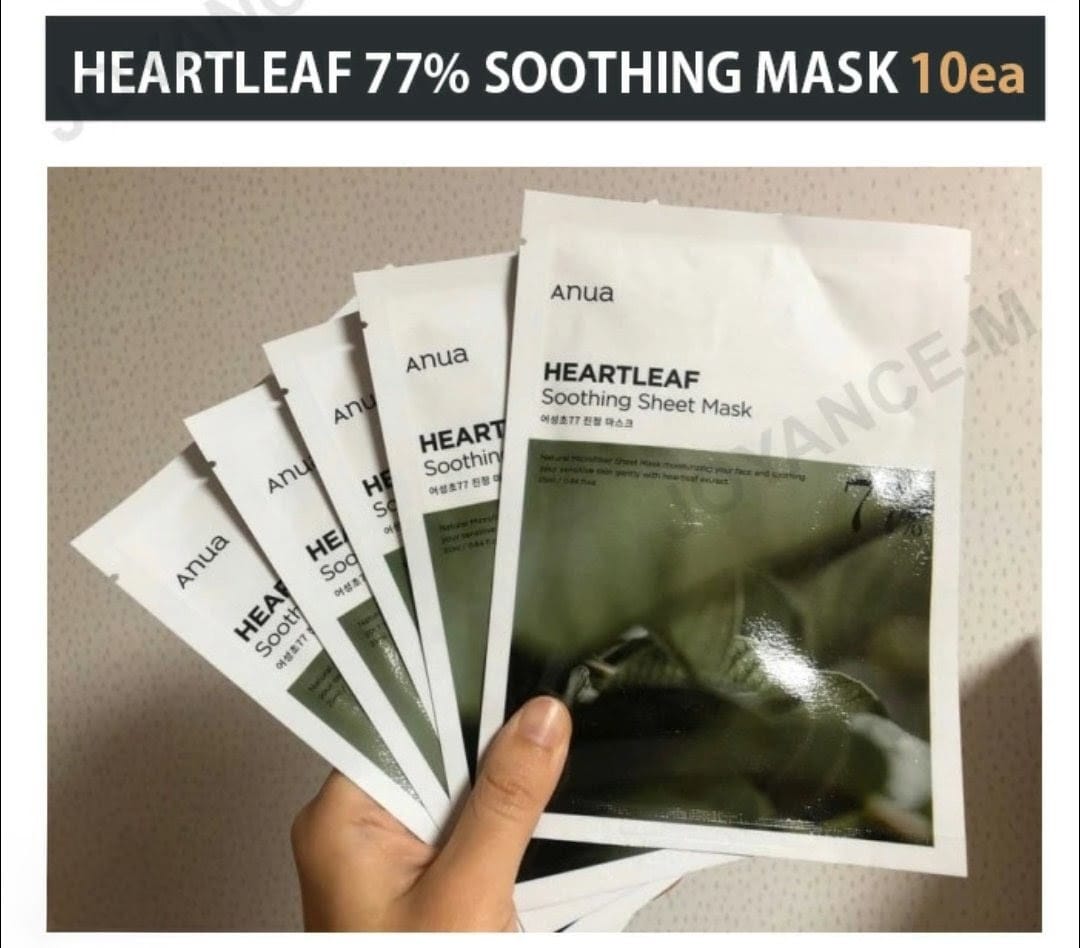 Anua - Heartleaf 77% Soothing Sheet Mask
